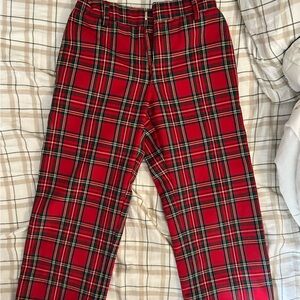 Florence Eiseman Red and Green Plaid pants